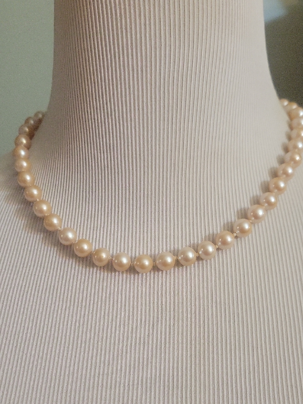 Vintage Monet 16" Simulated Pearl Necklace